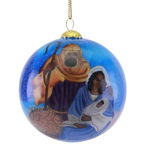 NATIVITY HAND PAINTED ORNAMENT