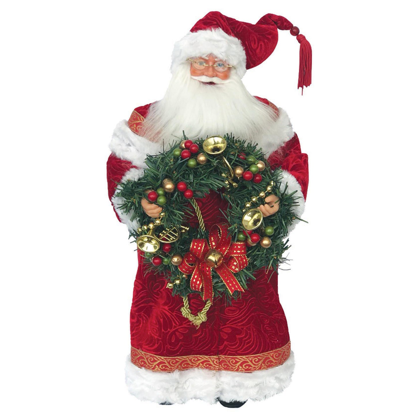 18" Red Victorian Claus