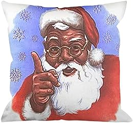 AA Santa Throw Pillow