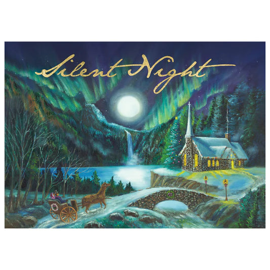 Silent Night Church Christmas Cards