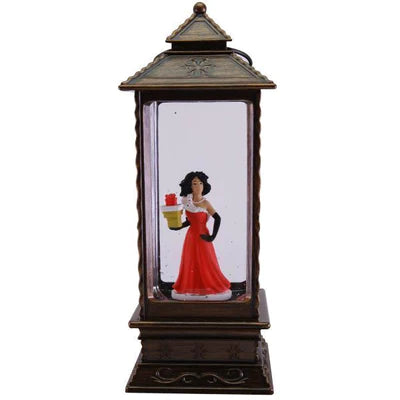 AA Lady Snow Globe Lantern