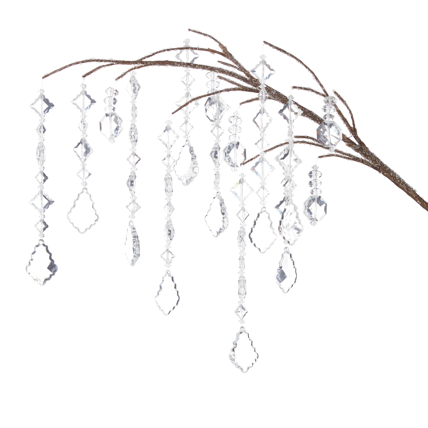 Frosted Crystal Dangle Branch