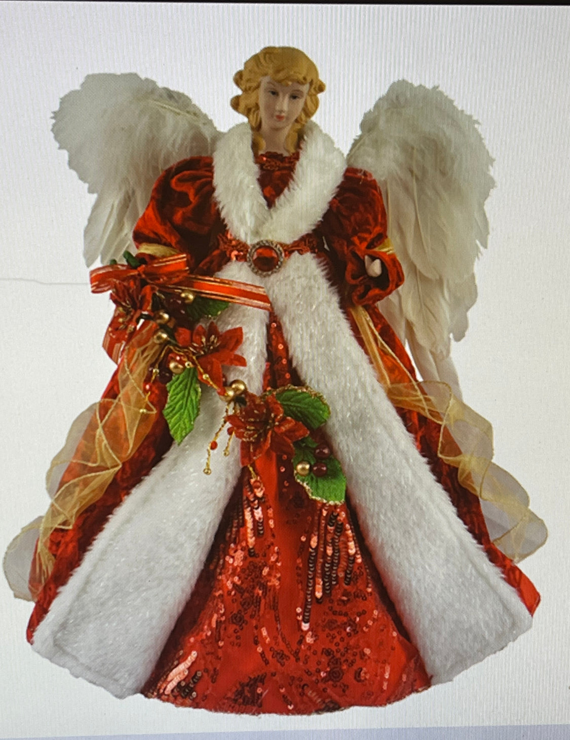 16" Angel Tree Topper by Santa's Workshop