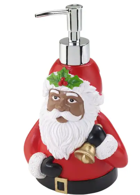 Avanti African American Santa Soap Dispenser