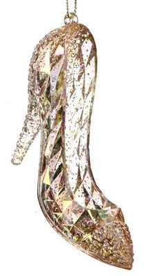 4.5" Acrylic Iridescent High Heel Ornament